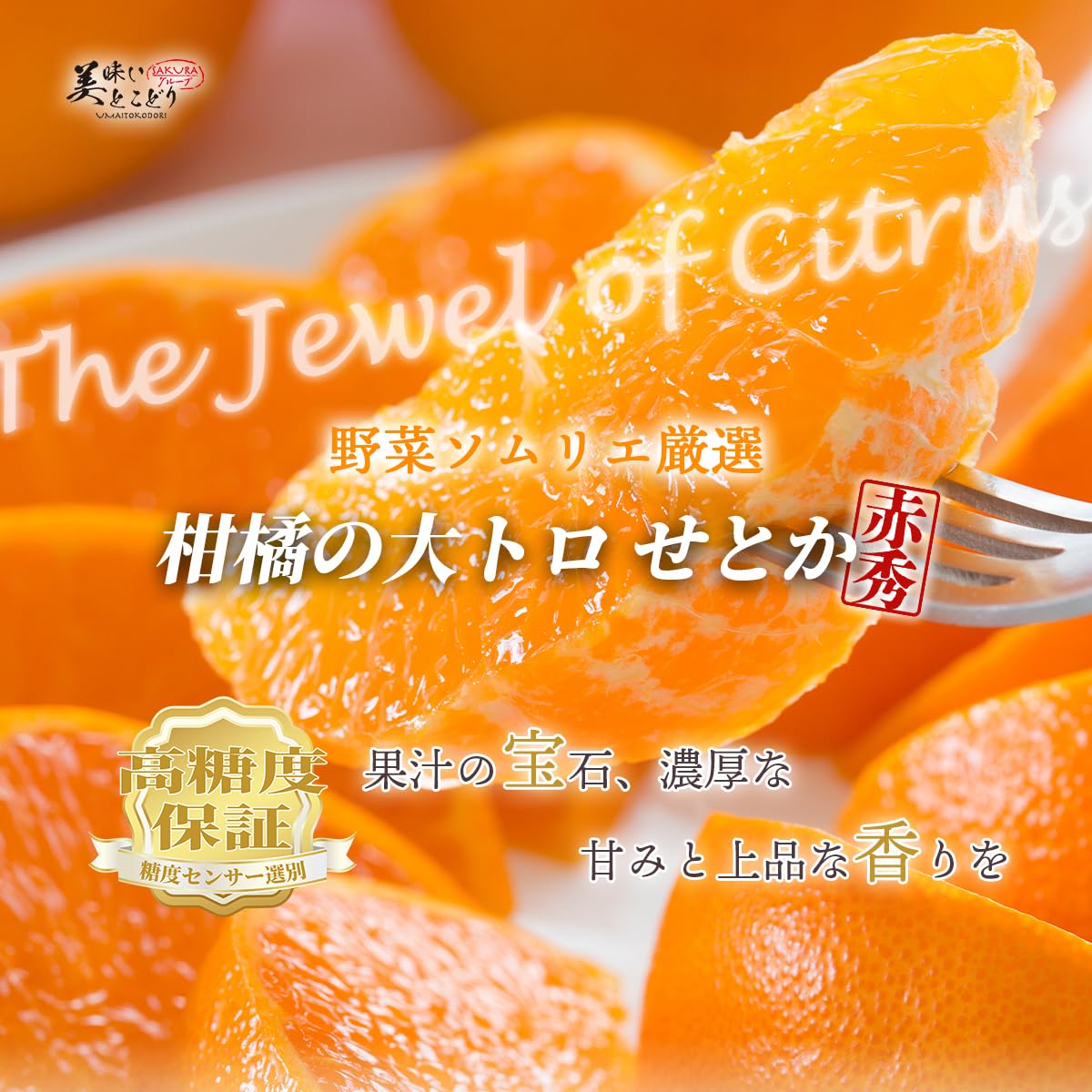 Amazon.co.jp: 柑橘の王様 激甘 せとか みかん 蜜柑 みかん 糖度14.5